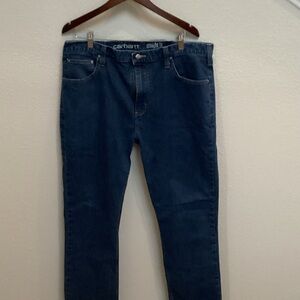 Carhartt Men's Deep Blue Relaxed Jeans